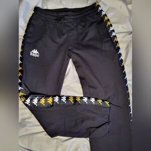 Kappa Black Track Pants